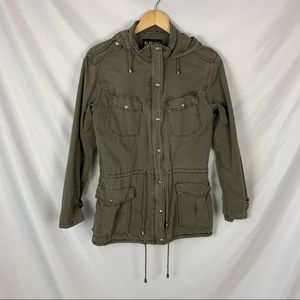 Buffalo David Bitton Military Cargo Hoodie Jacket
